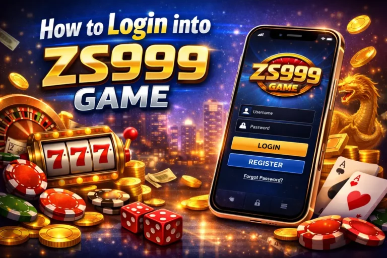 How to login into ZS999 Game app step by step on mobile